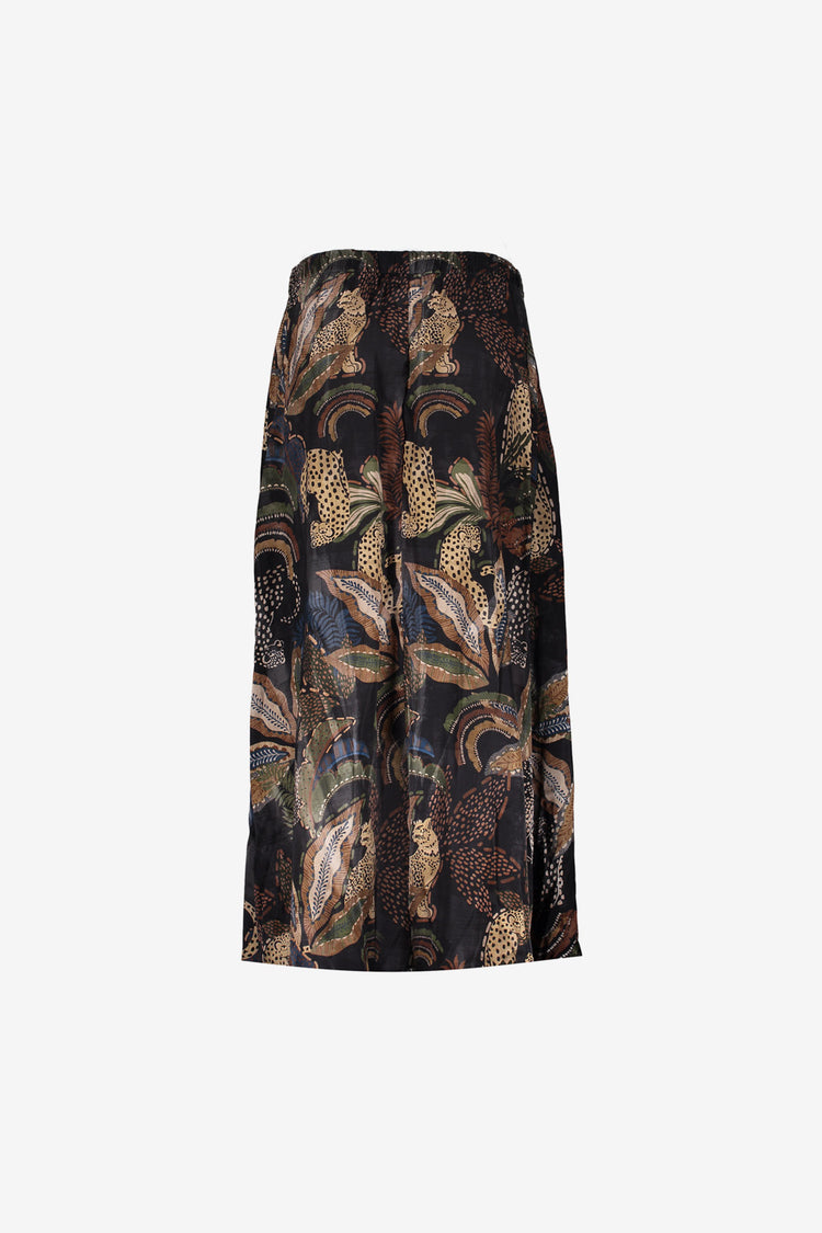 Geisha Damen-Maxirock mit Print