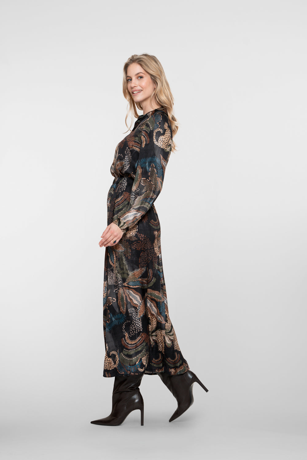 Geisha Damen-Maxirock mit Print