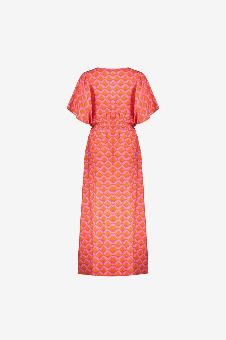 Geisha Fashion Damenkleid mit Korallenmuster
