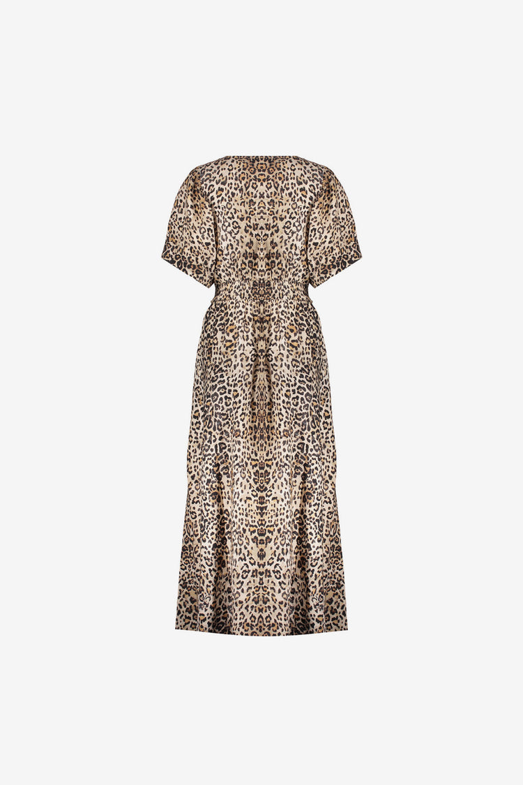 Geisha Fashion Damenkleid mit Leopardenmuster