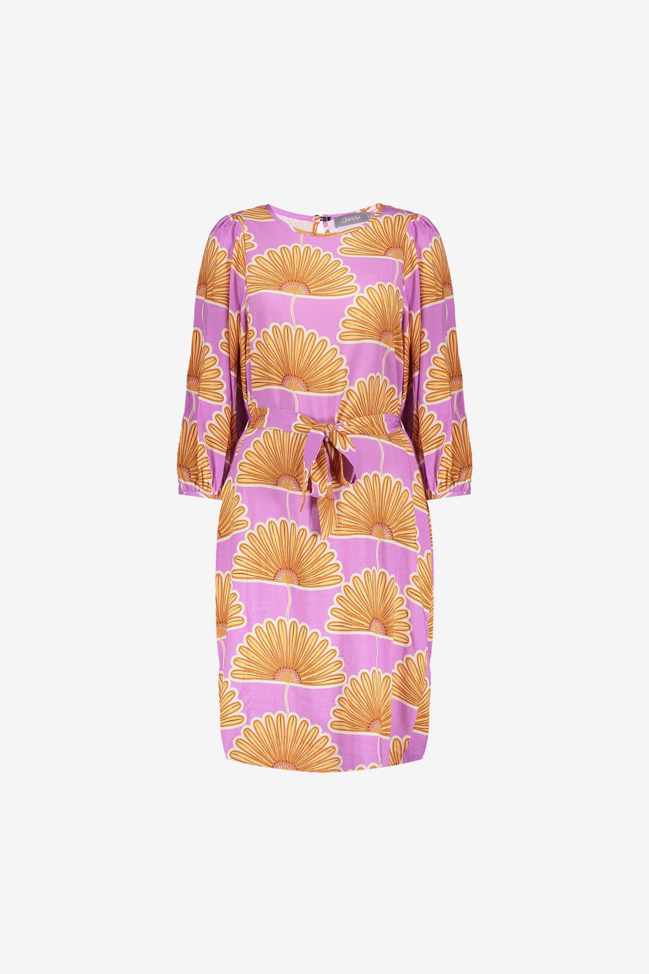 Geisha Fashion Damenkleid mit Mandela-Blumenmuster