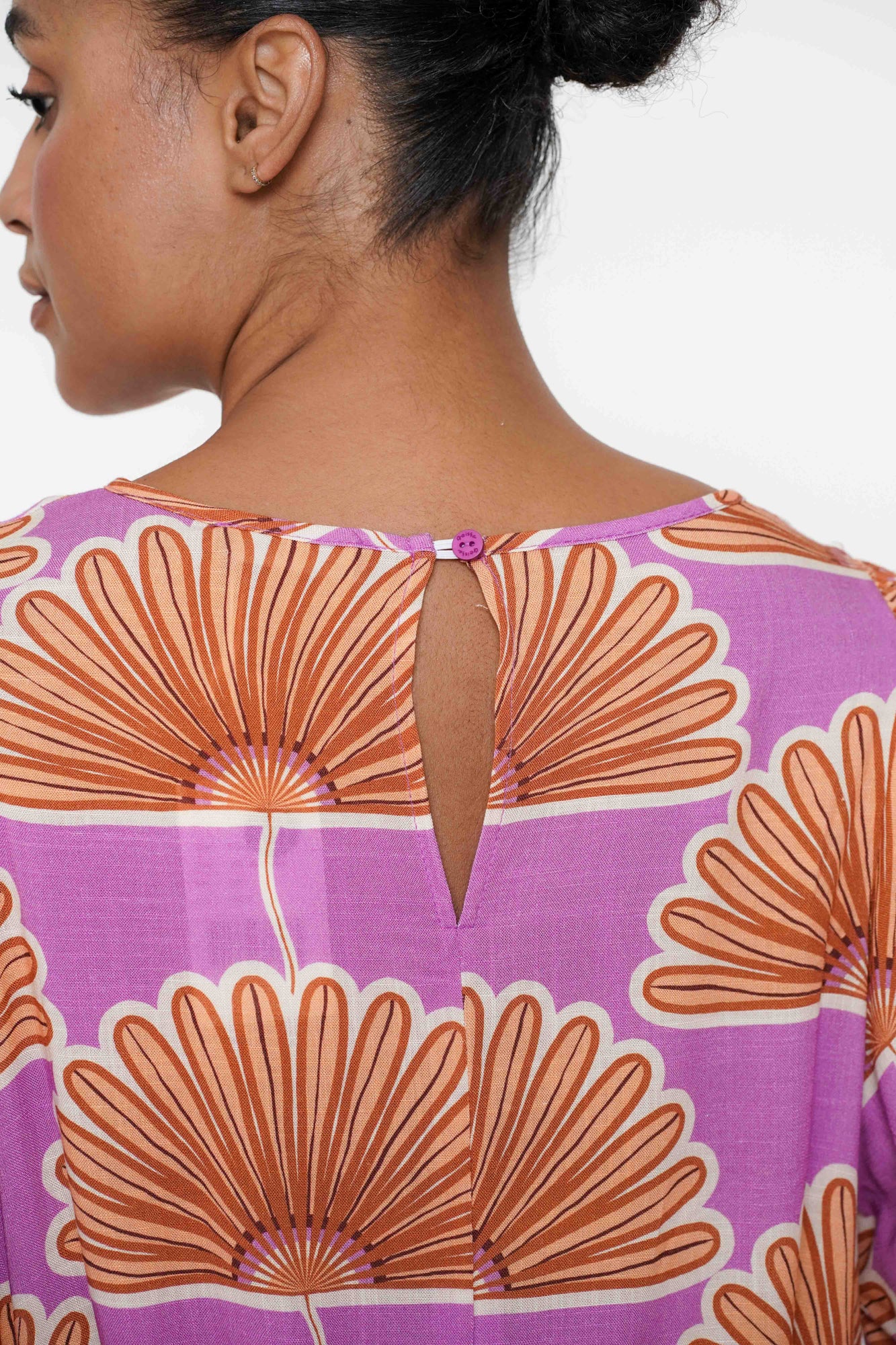 Geisha Fashion Damenkleid mit Mandela-Blumenmuster