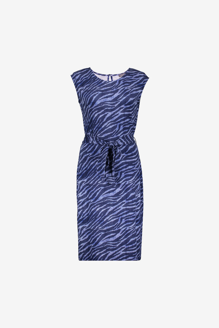 Geisha Fashion Damen Midikleid mit Gürtel