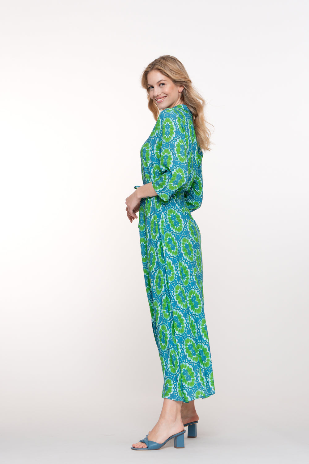 Geisha Fashion Damen Maxikleid mit stilvollem Print