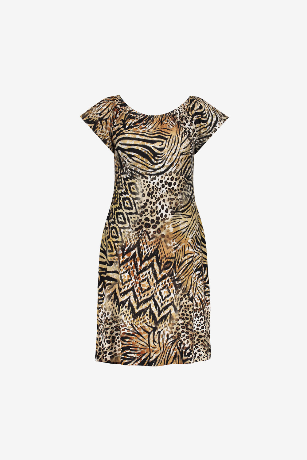 Geisha Damen Midikleid mit elastischem Ausschnitt