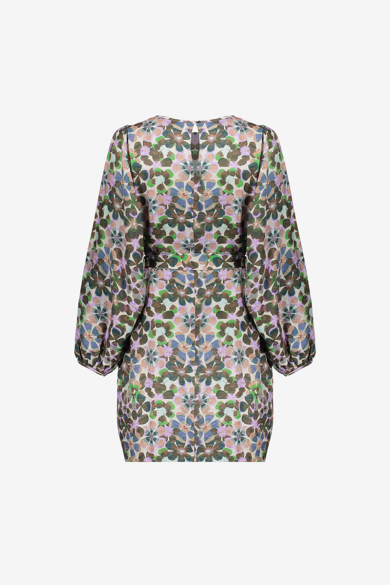 Geisha Damenkleid mit Blumenmuster