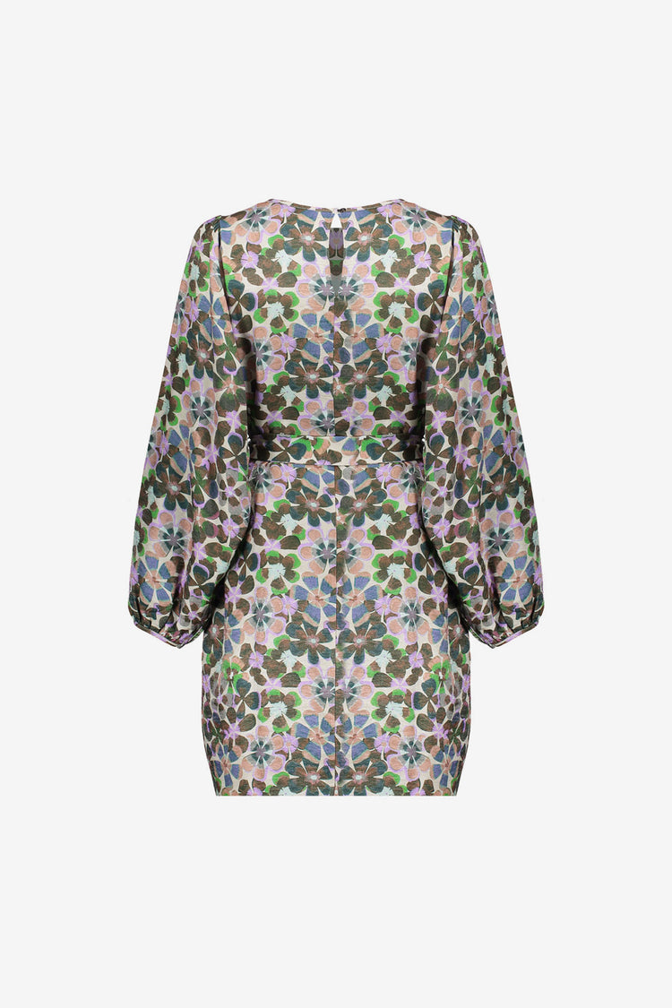 Geisha Damenkleid mit Blumenmuster