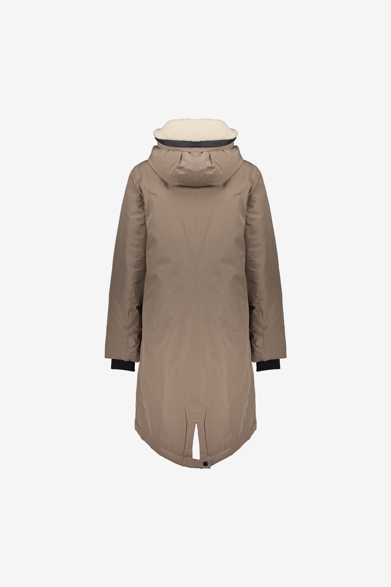 Geisha Damen-Steppjacke mit Teddy-Kapuze