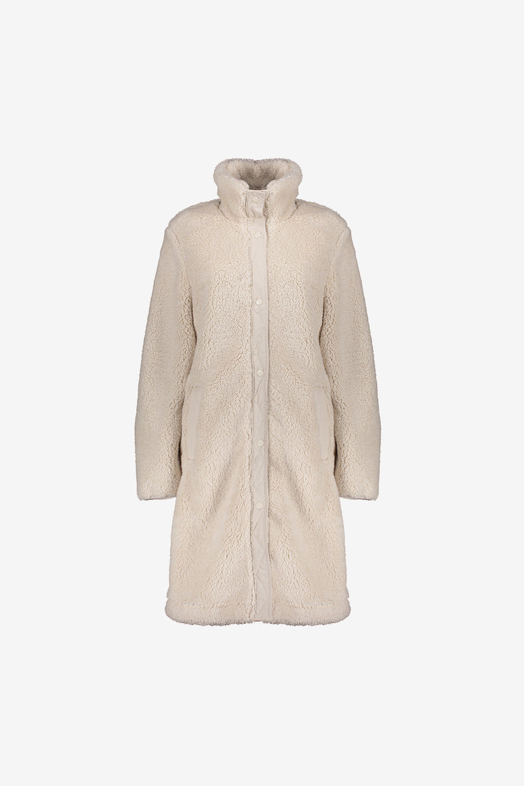 Geisha Damen-Midi-Teddy-Mantel