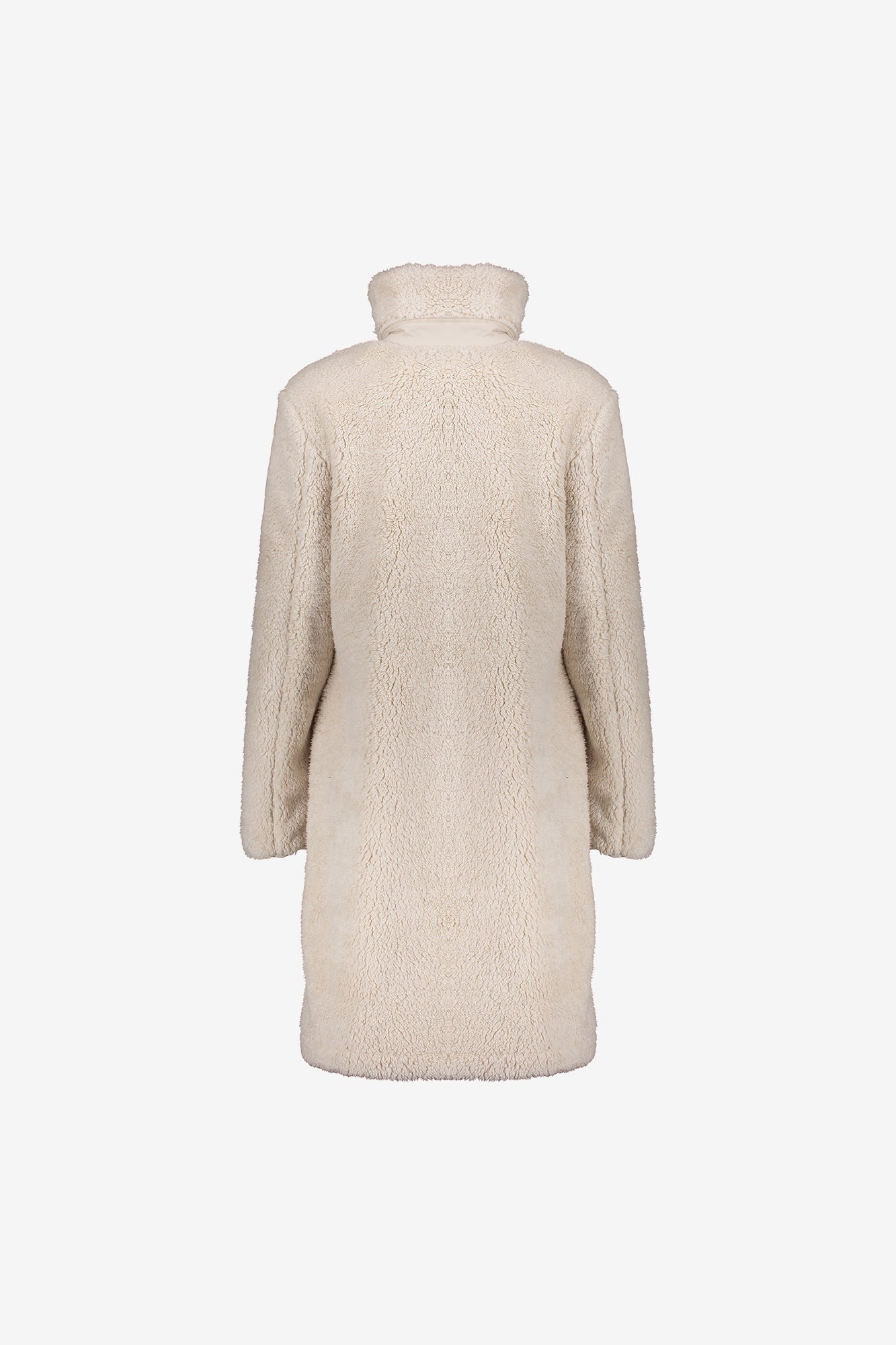 Geisha Damen-Midi-Teddy-Mantel