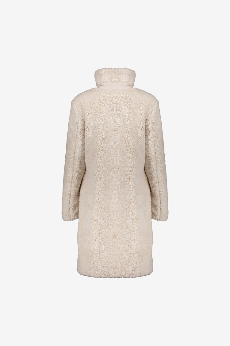 Geisha Damen-Midi-Teddy-Mantel