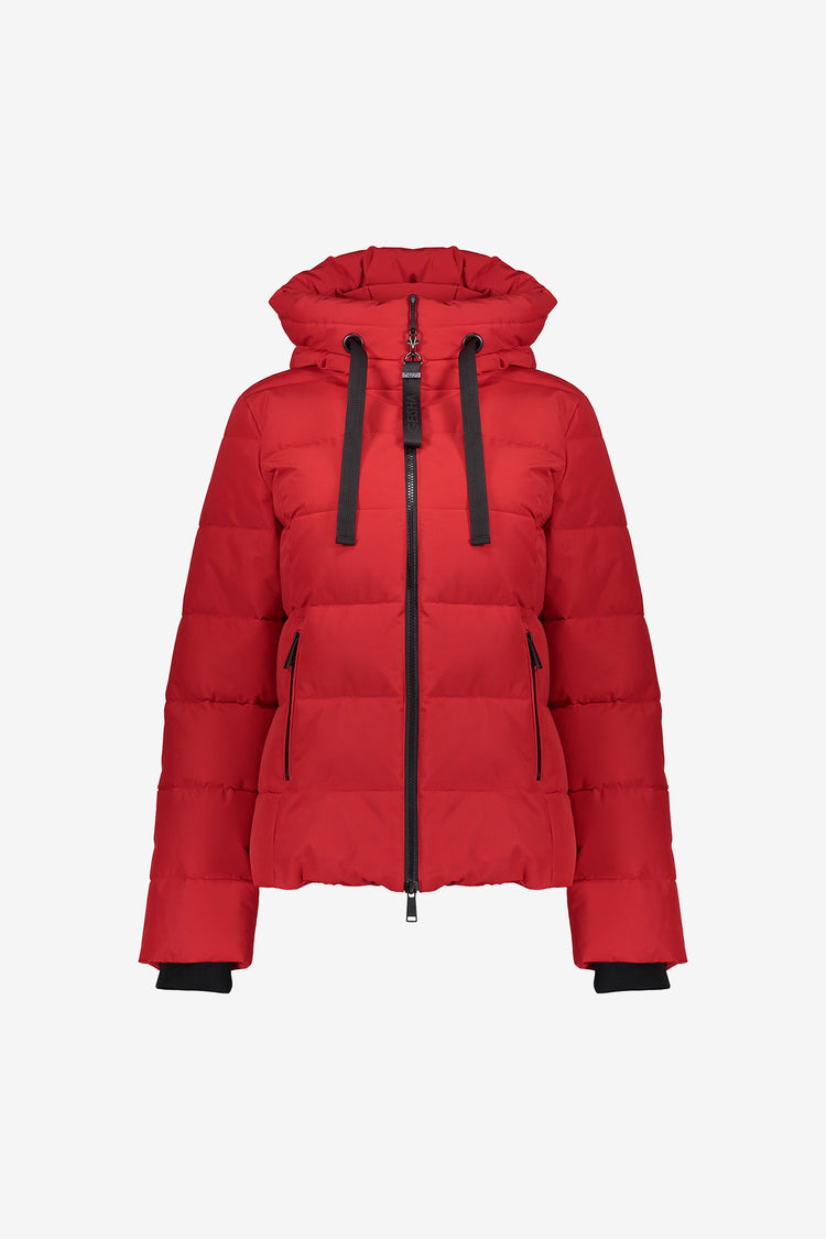 Geisha Damen-Daunenjacke mit Stehkapuze