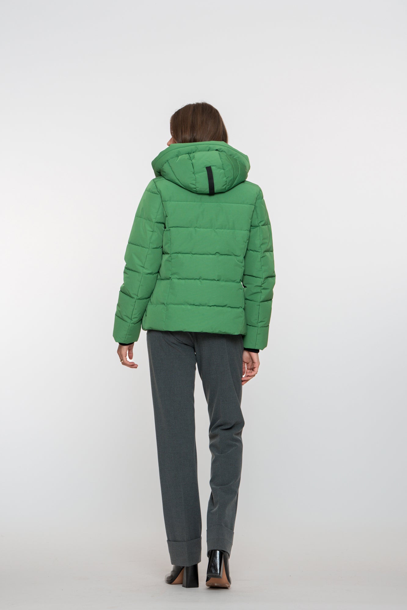 Geisha Damen-Daunenjacke mit Stehkapuze
