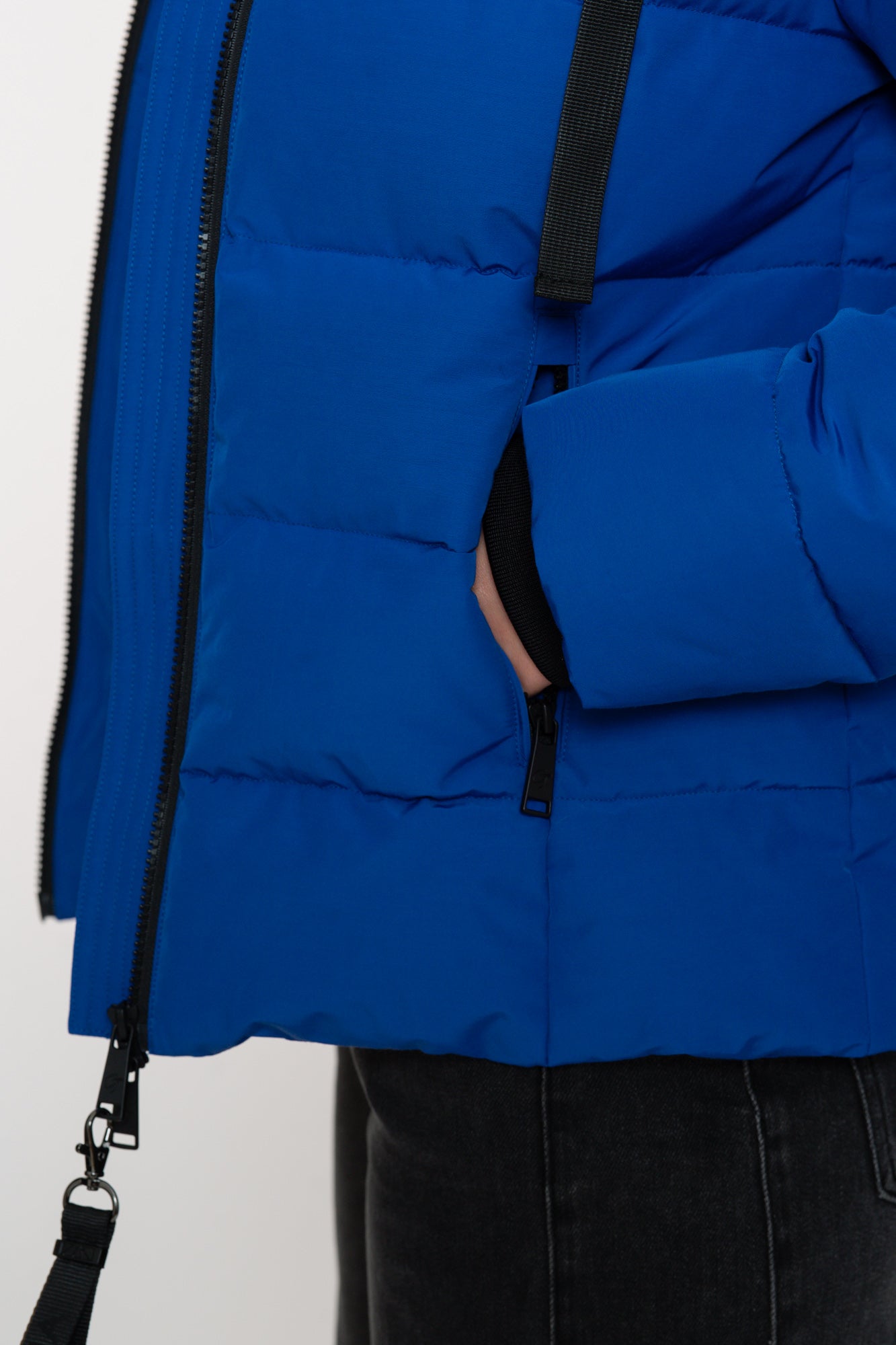 Geisha Damen-Daunenjacke mit Stehkapuze