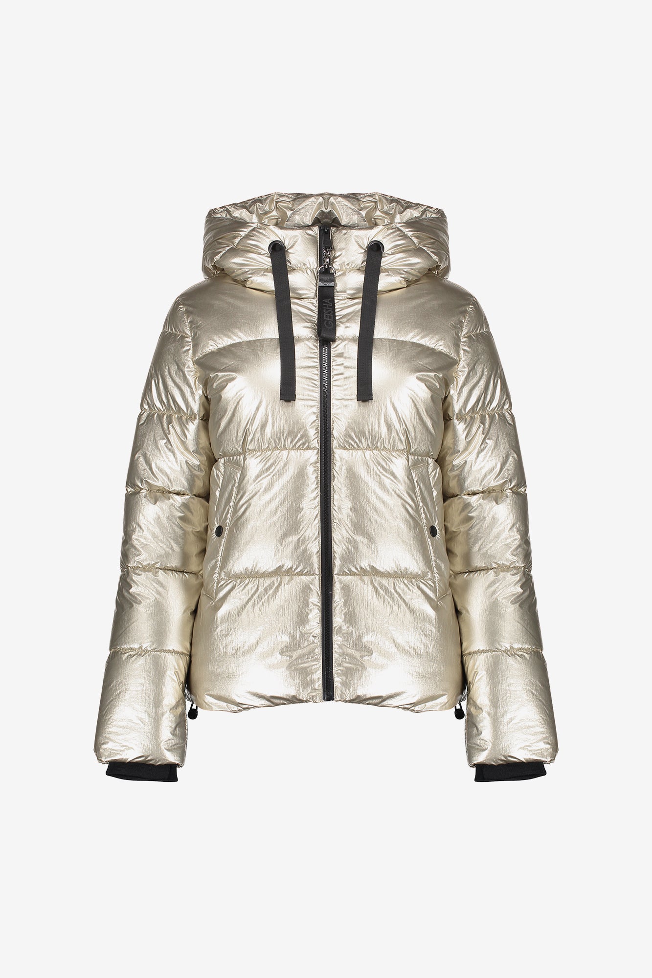 Geisha Damen-Metallic-Jacke