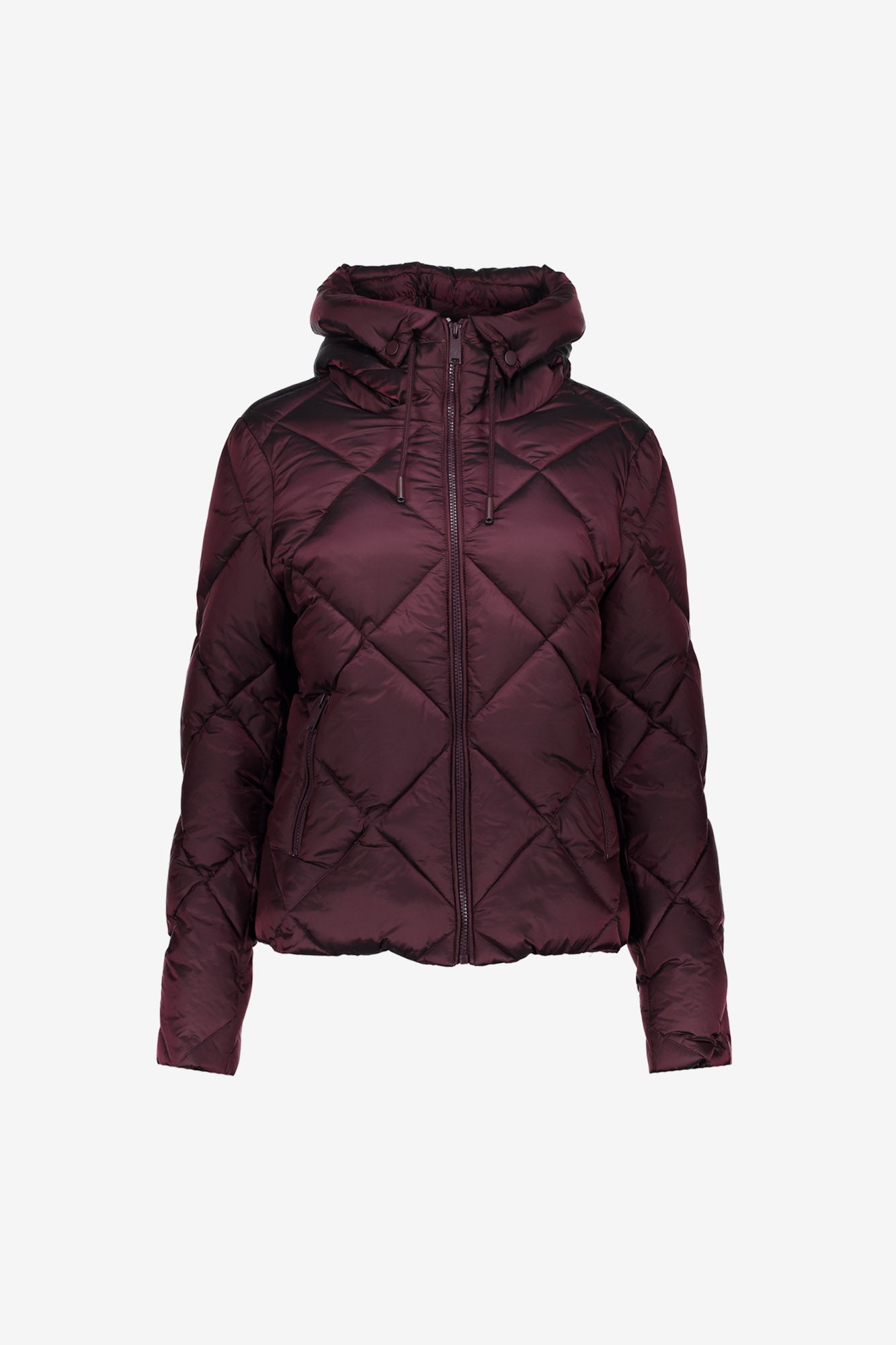 Geisha Damen-Steppjacke in Burgunderrot