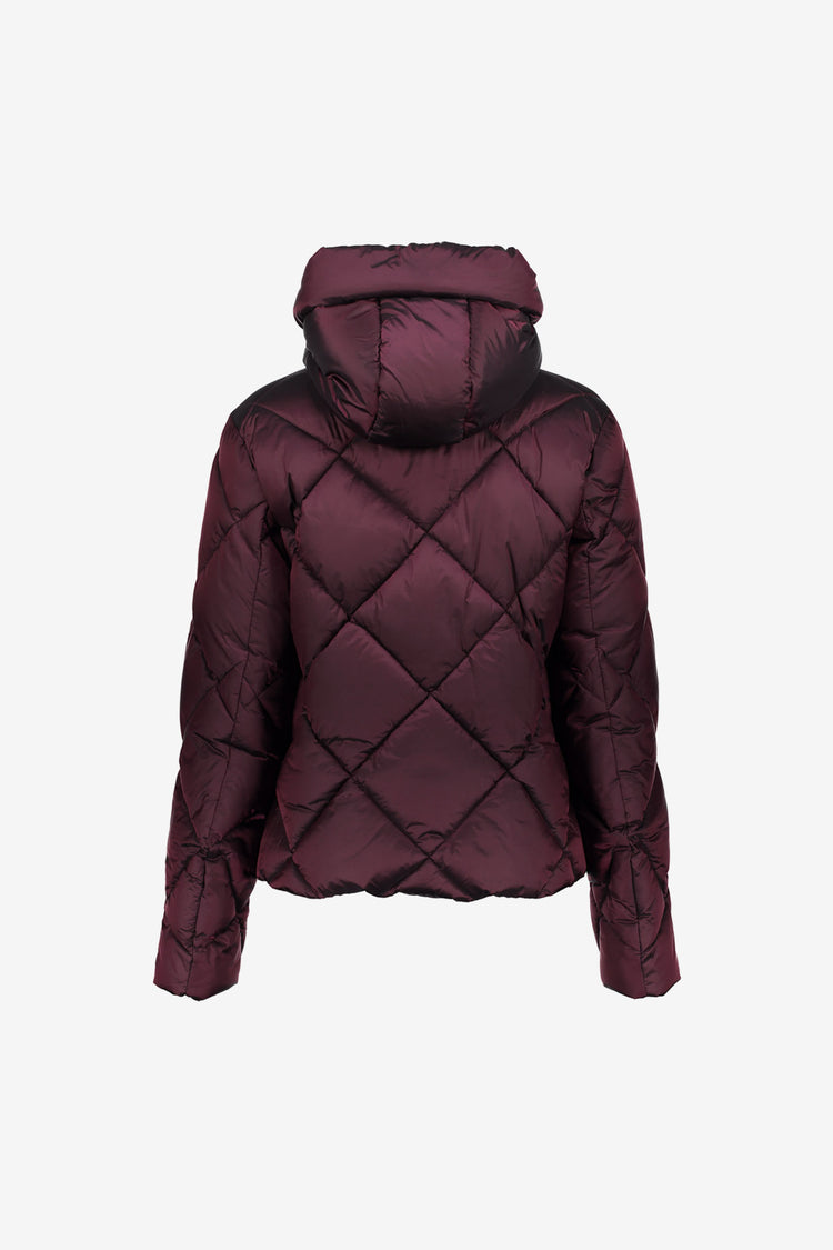 Geisha Damen-Steppjacke in Burgunderrot