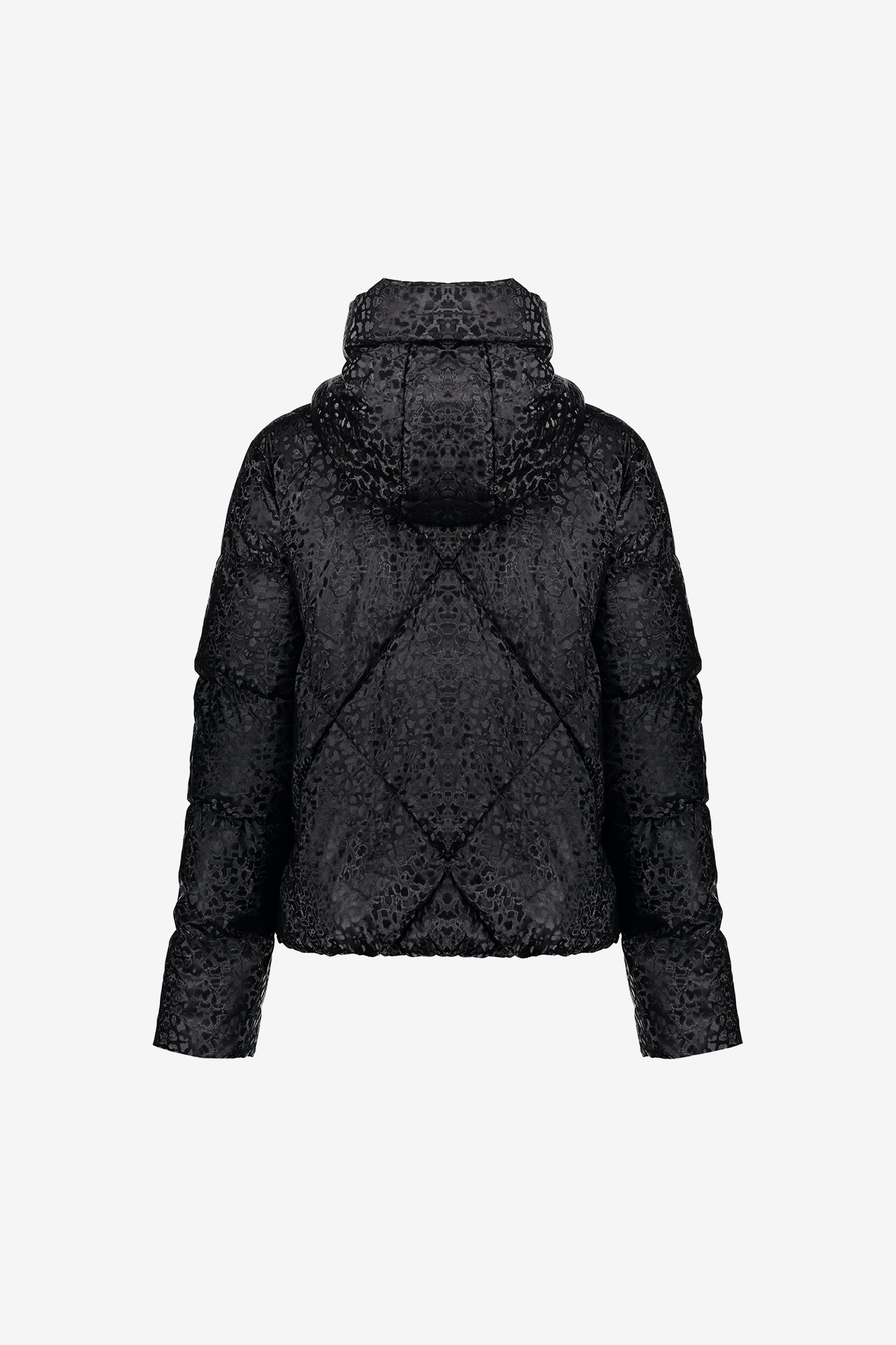 Geisha Damen-Steppjacke mit Leoprint