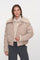 Geisha Damen-Daunenjacke mit Teddykragen
