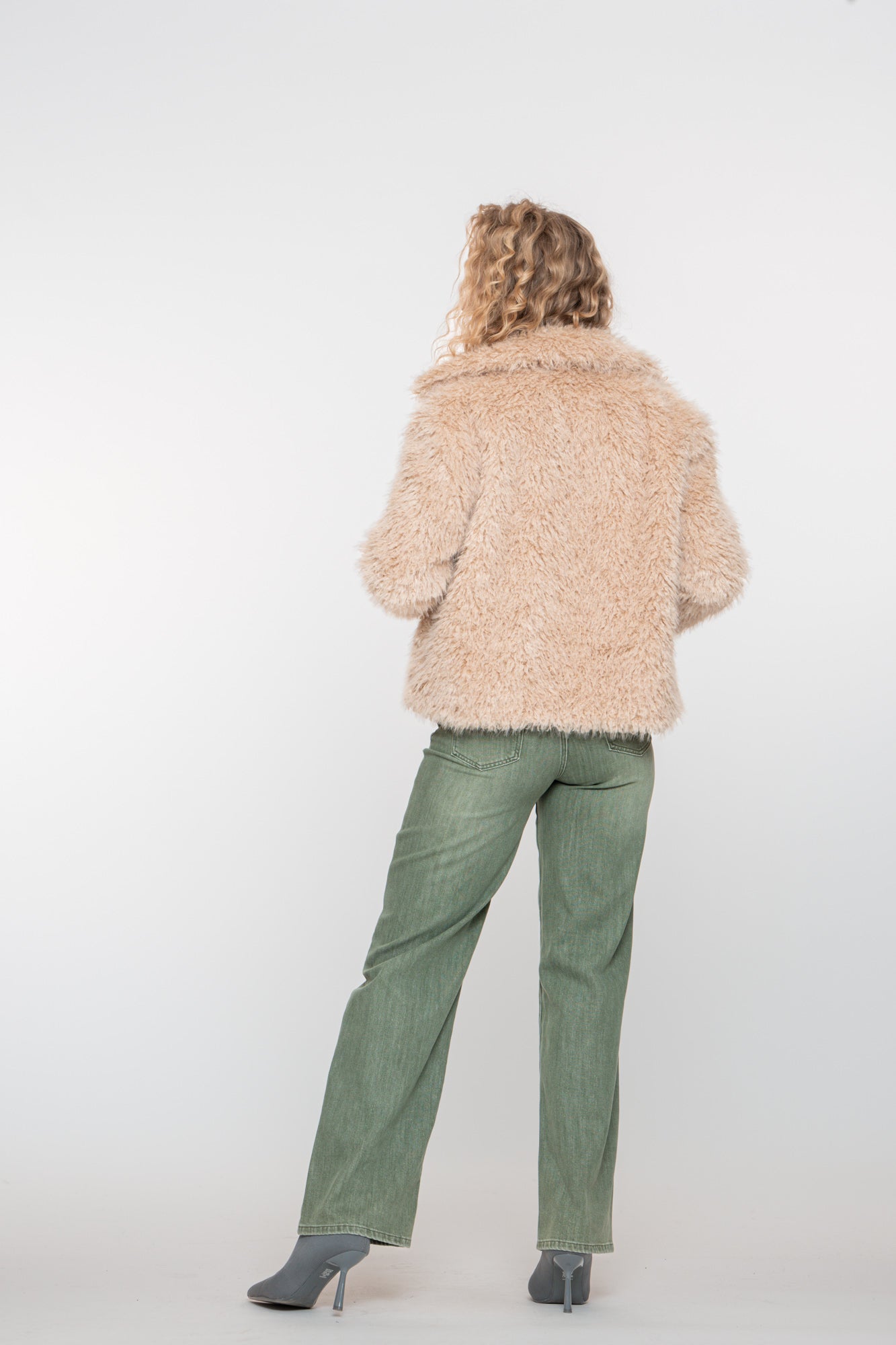 Geisha Damen-Jeans mit weitem Bein und Lurex