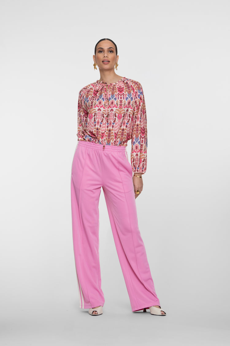 Geisha Weite Trackpants mit Seitenstreifen