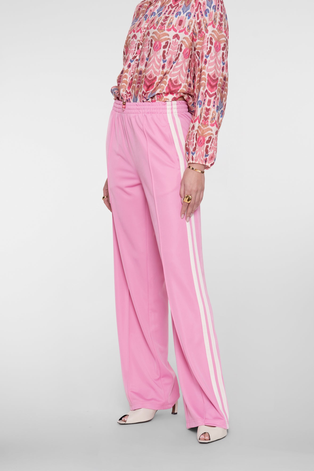 Geisha Weite Trackpants mit Seitenstreifen