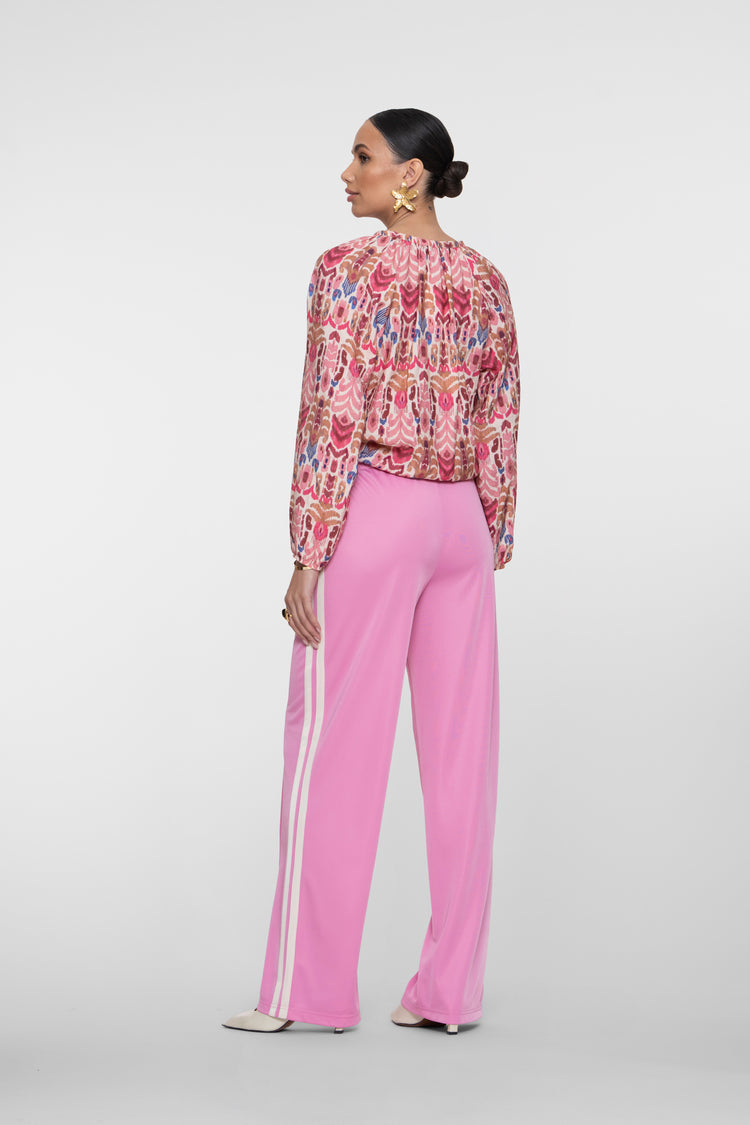 Geisha Weite Trackpants mit Seitenstreifen