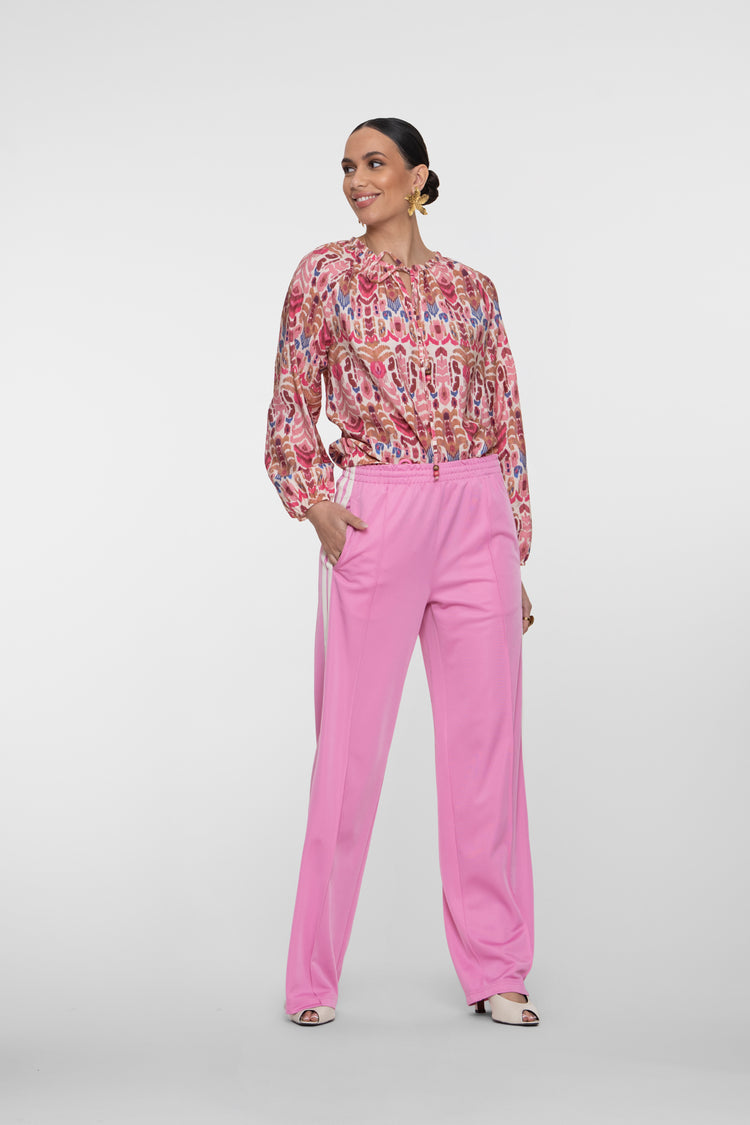 Geisha Weite Trackpants mit Seitenstreifen