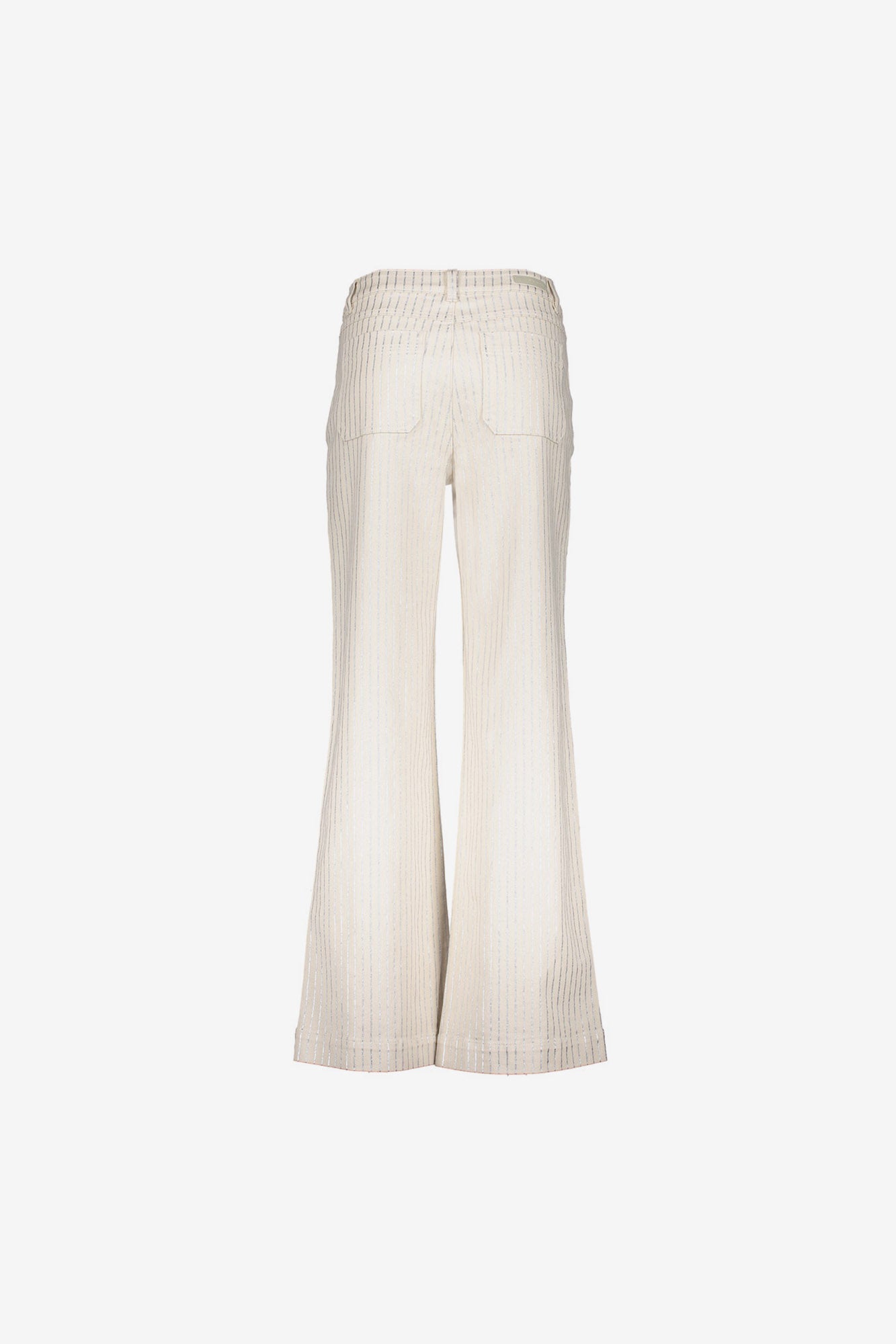 Geisha Jeans mit Metallic-Streifenmuster