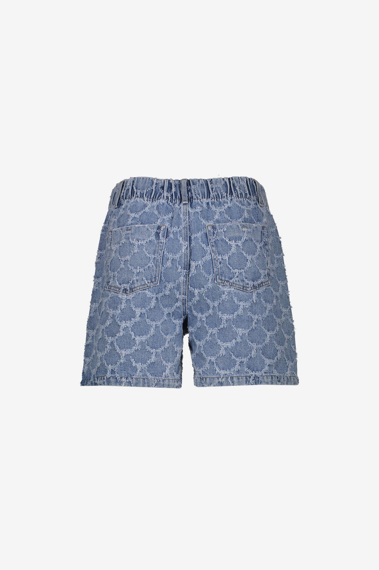 Geisha jacquard short met losse pasvorm