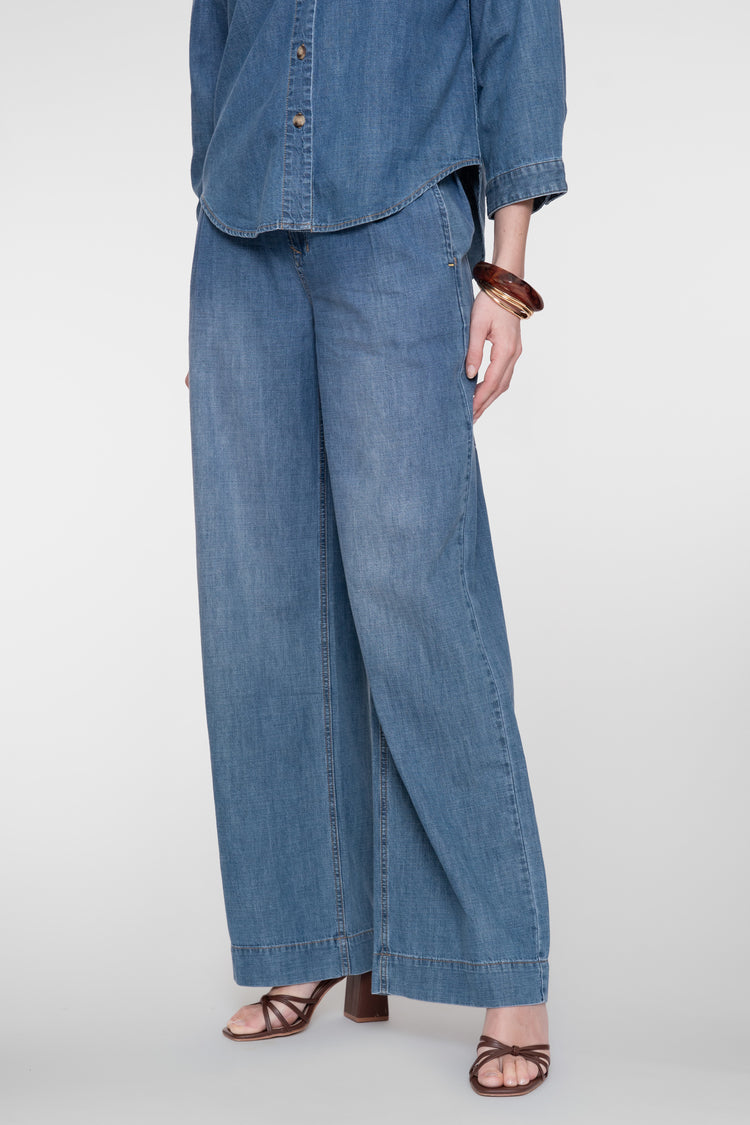 Geisha Loose Fit Jeans mit hoher Taille