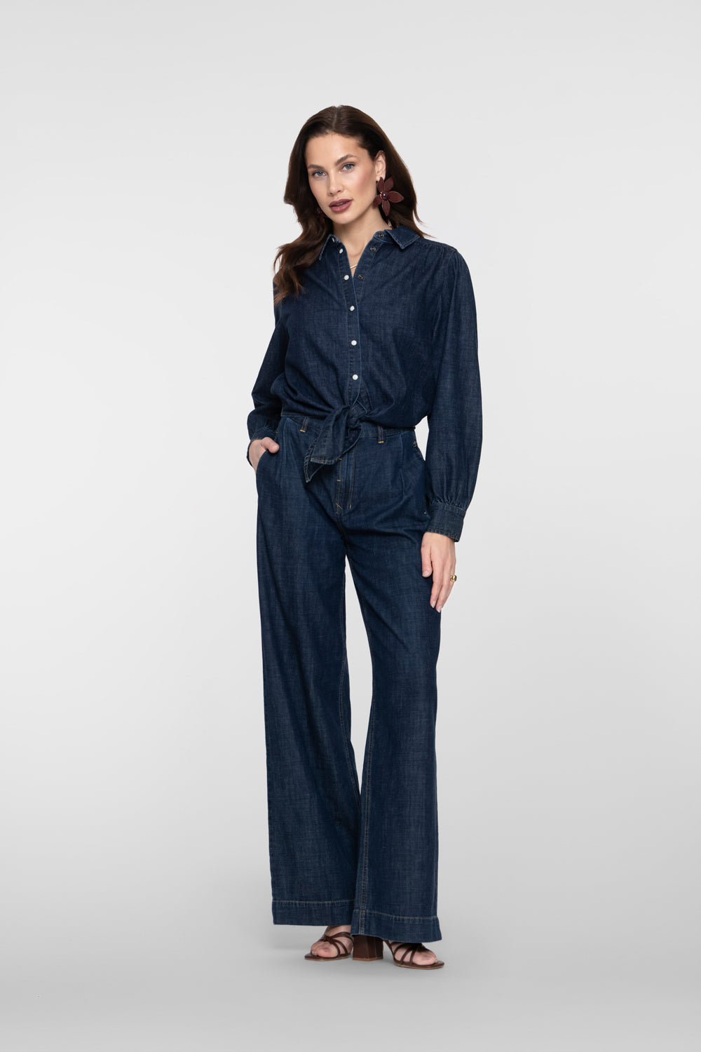 Geisha Loose Fit Jeans mit hoher Taille