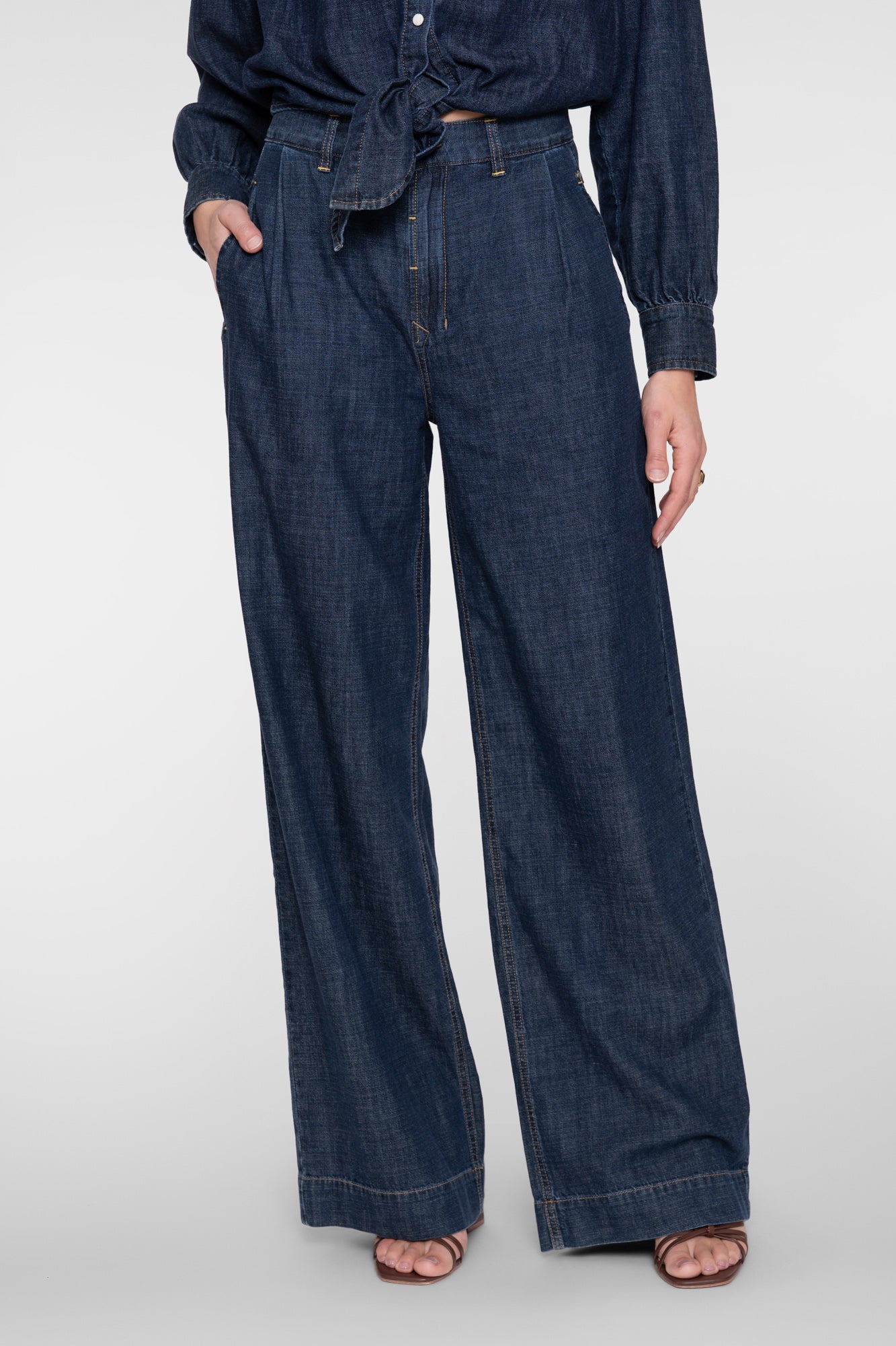 Geisha Loose Fit Jeans mit hoher Taille