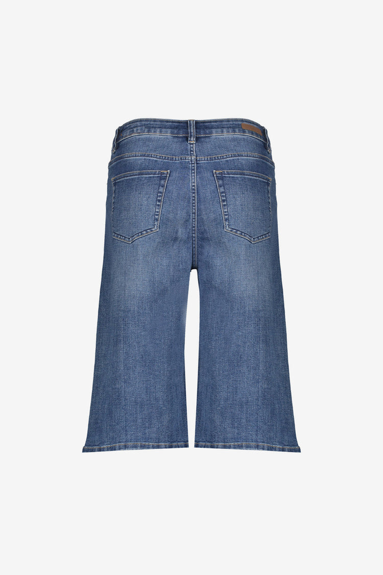 Geisha Weite Denim-Bermuda