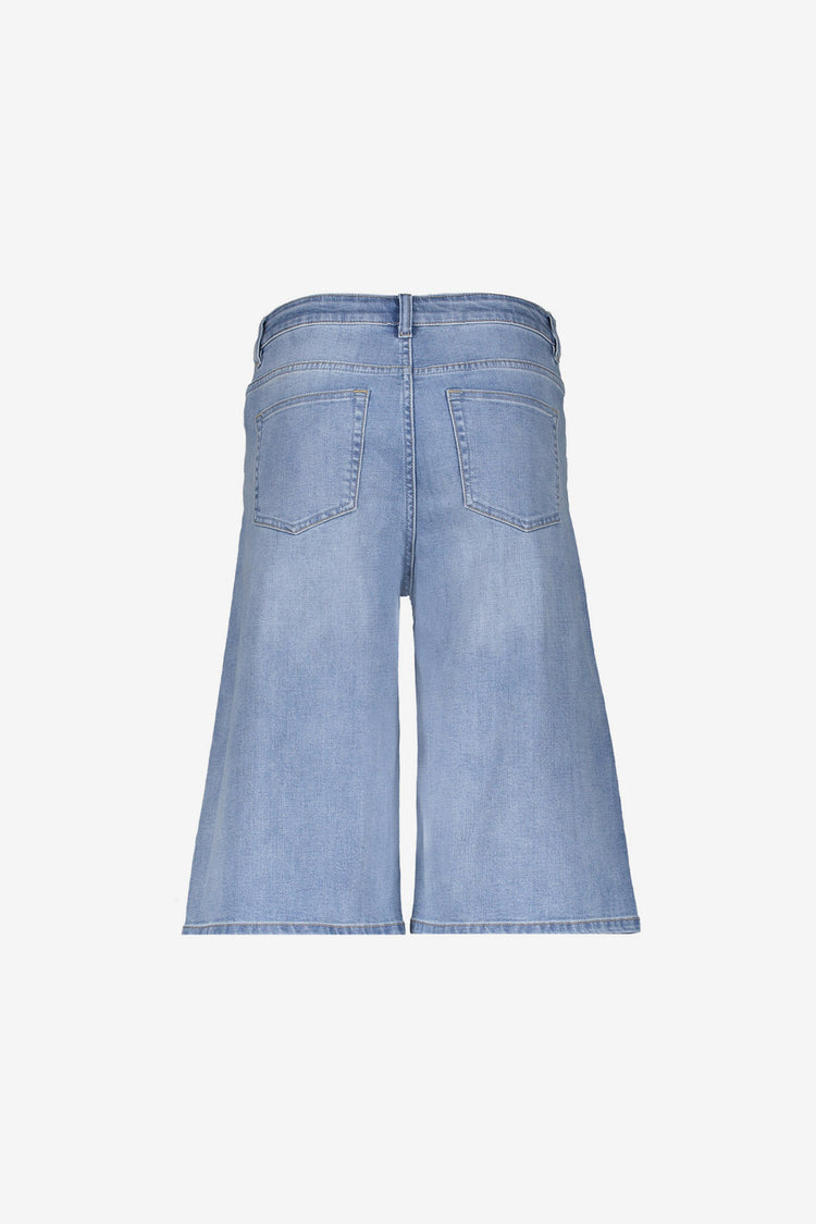 Geisha Weite Denim-Bermuda