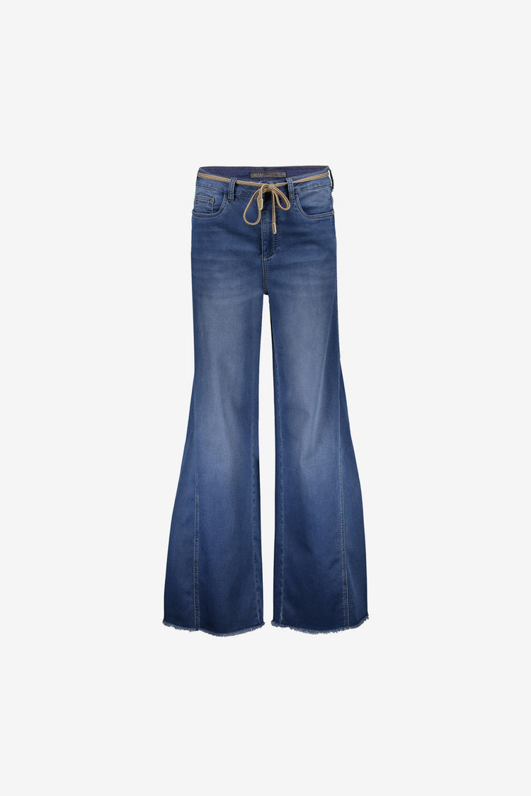 Geisha High Rise Jeans mit weitem Bein