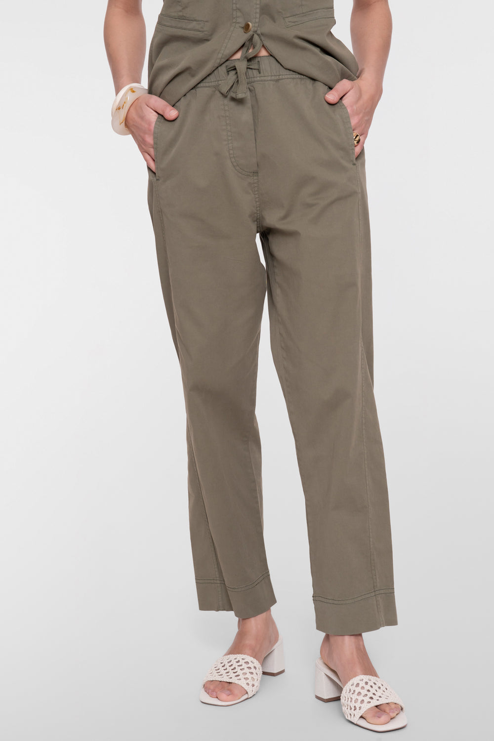 Geisha Hose in Army-Optik