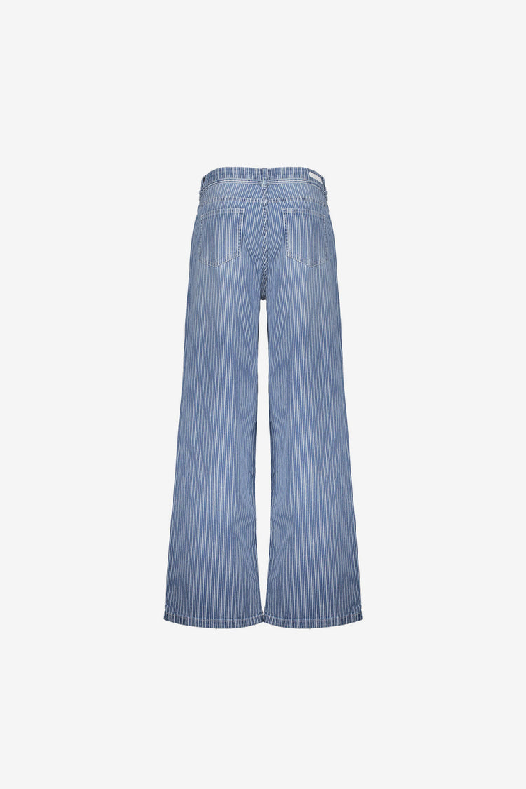 Geisha Jeans mit sportlichem Streifen und Lurex