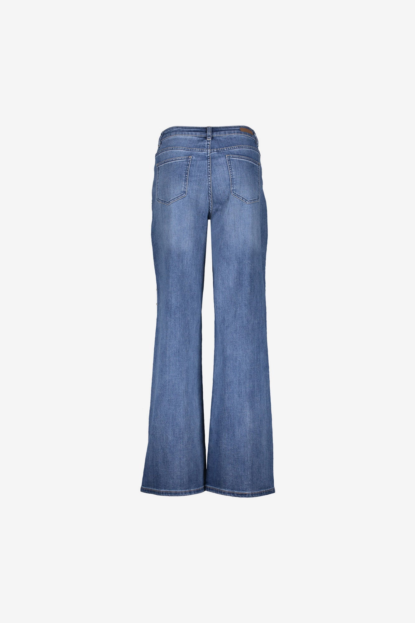 Geisha Straight Fit Jeans mit Perlenmuster