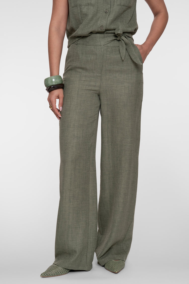 Geisha Hose in Leinenoptik