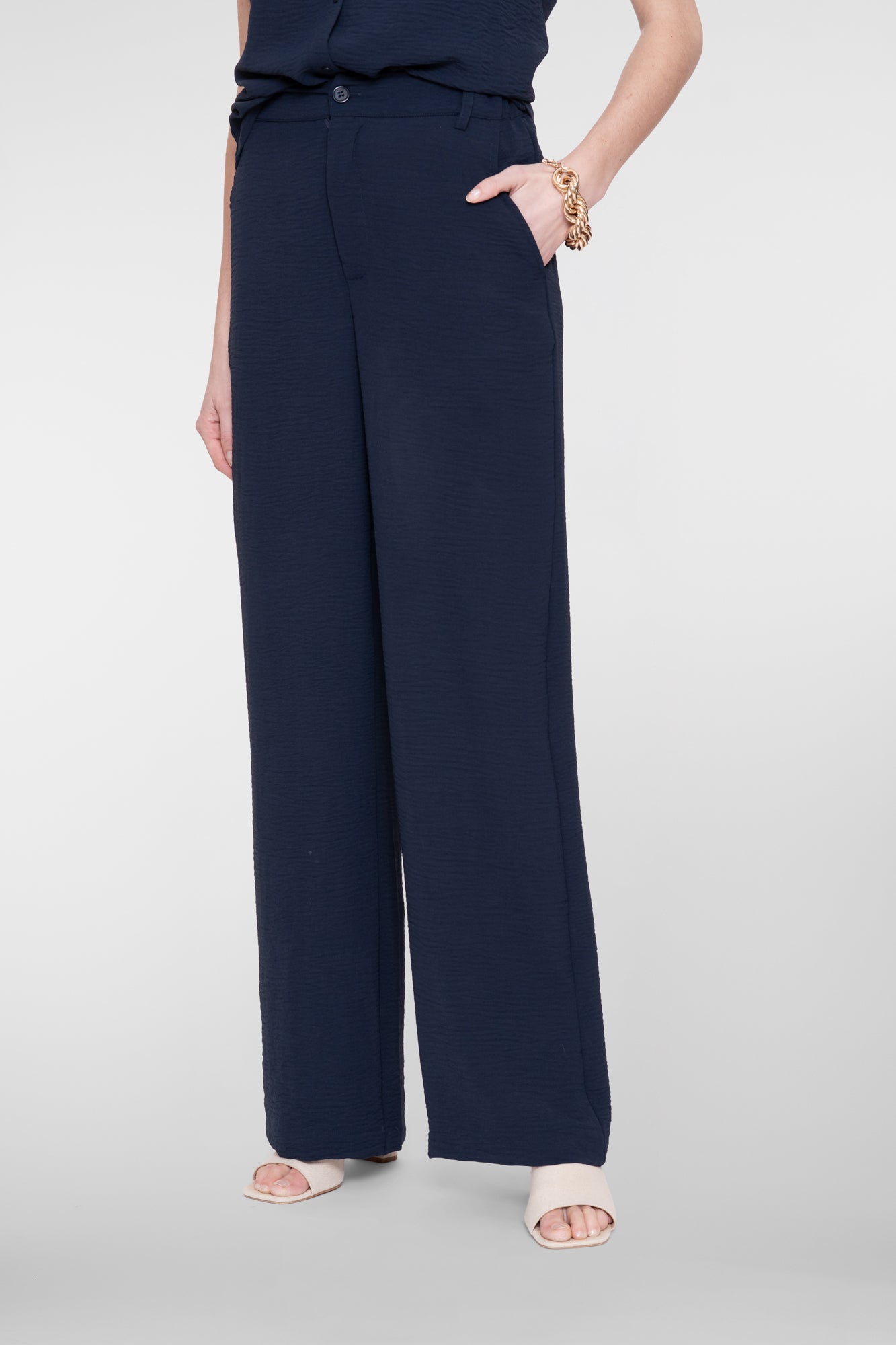 Geisha Navy Pantalon