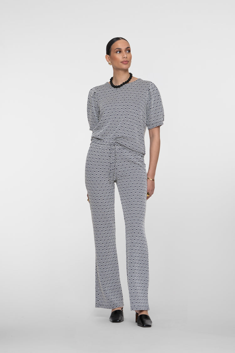 Geisha Jacquard-Schlaghose