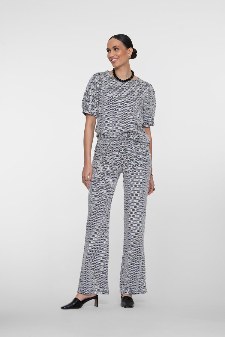 Geisha Jacquard-Schlaghose