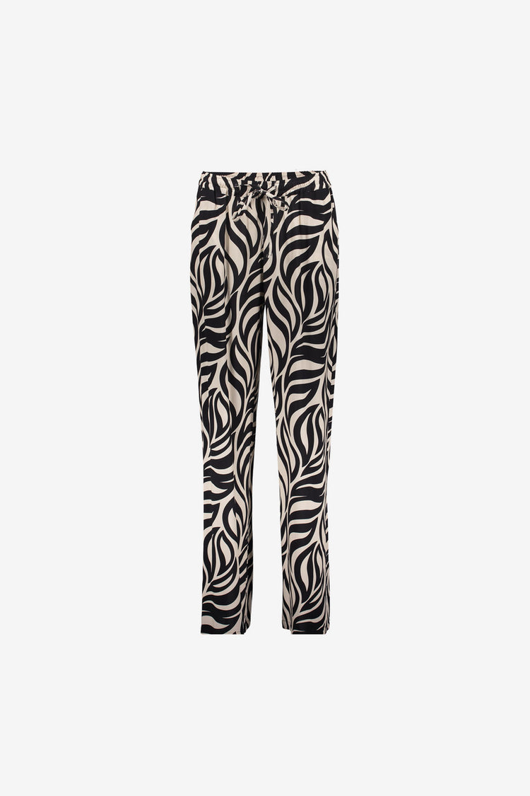 Geisha Pantalon mit elegantem Blumenmuster
