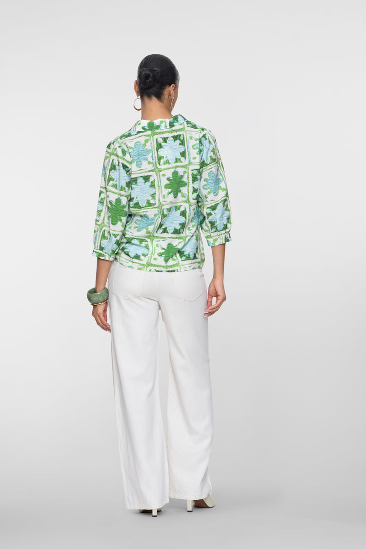 Geisha High Waist Jeans Weiß