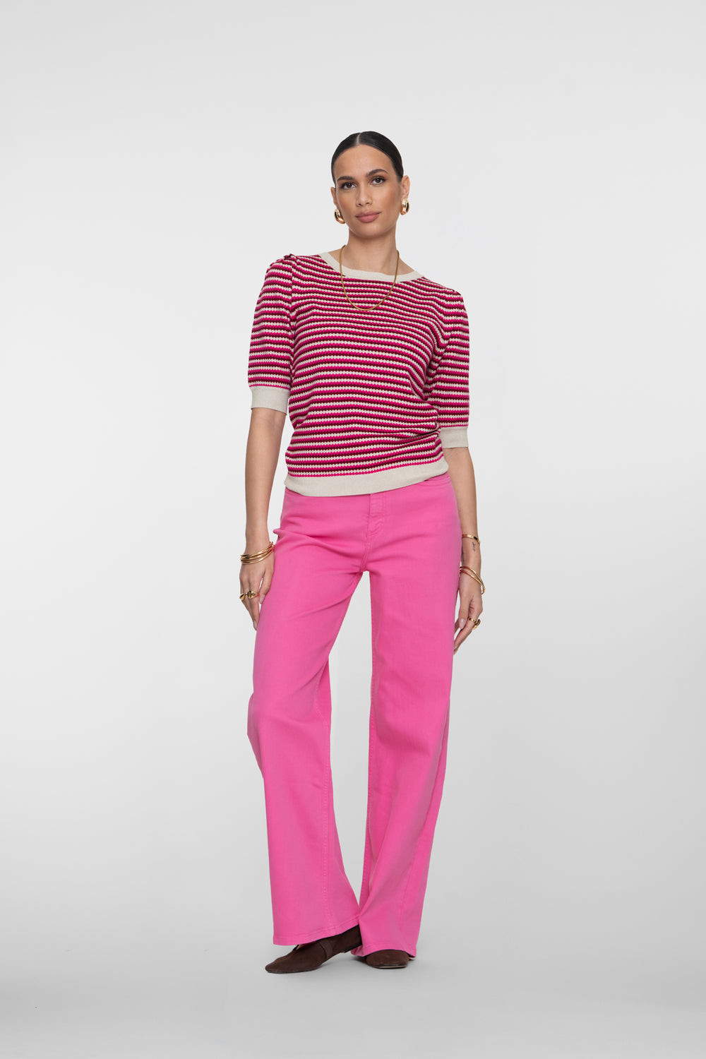 Geisha High Waist Jeans mit Straight Fit
