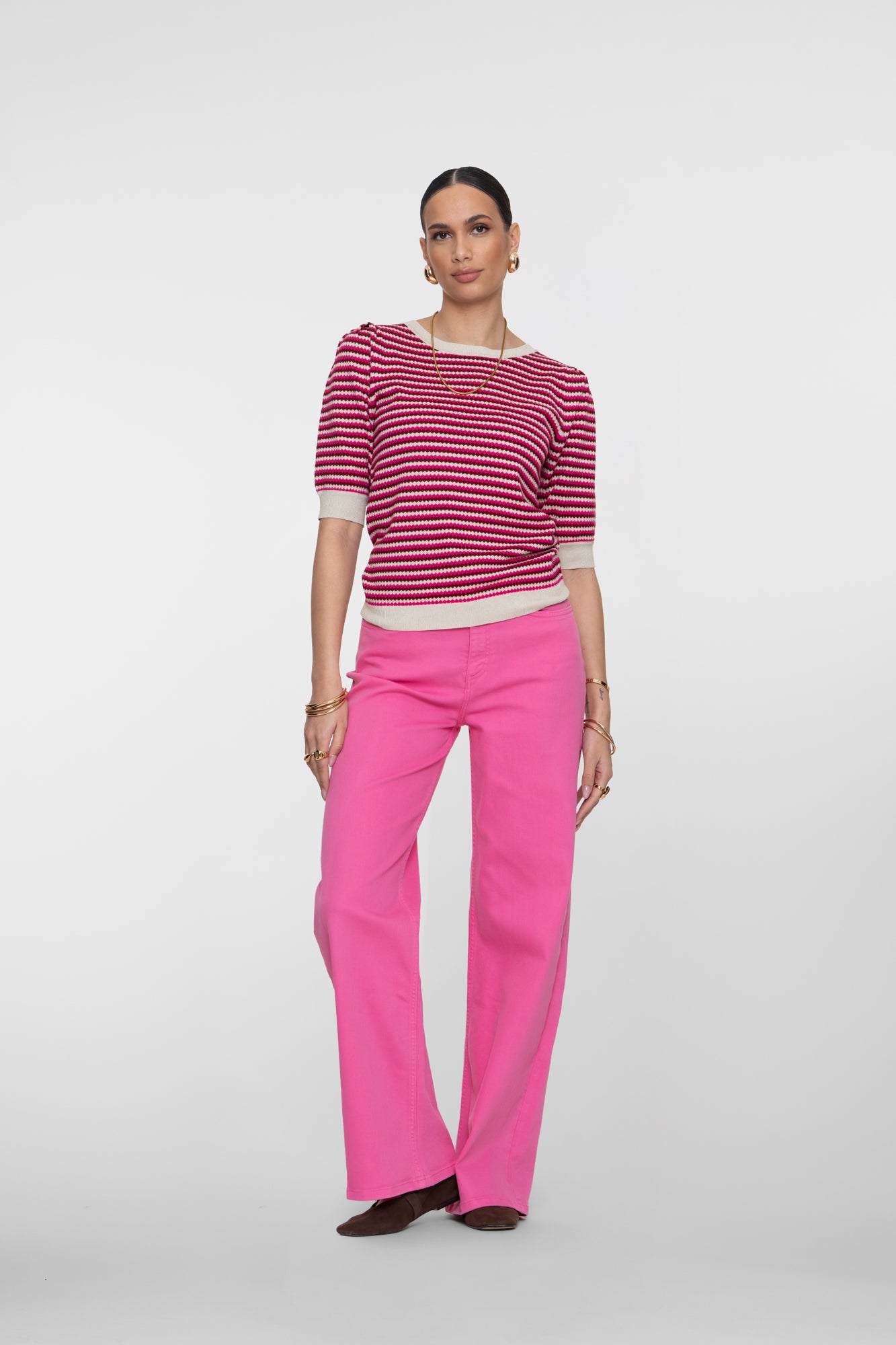Geisha High Waist Jeans mit Straight Fit
