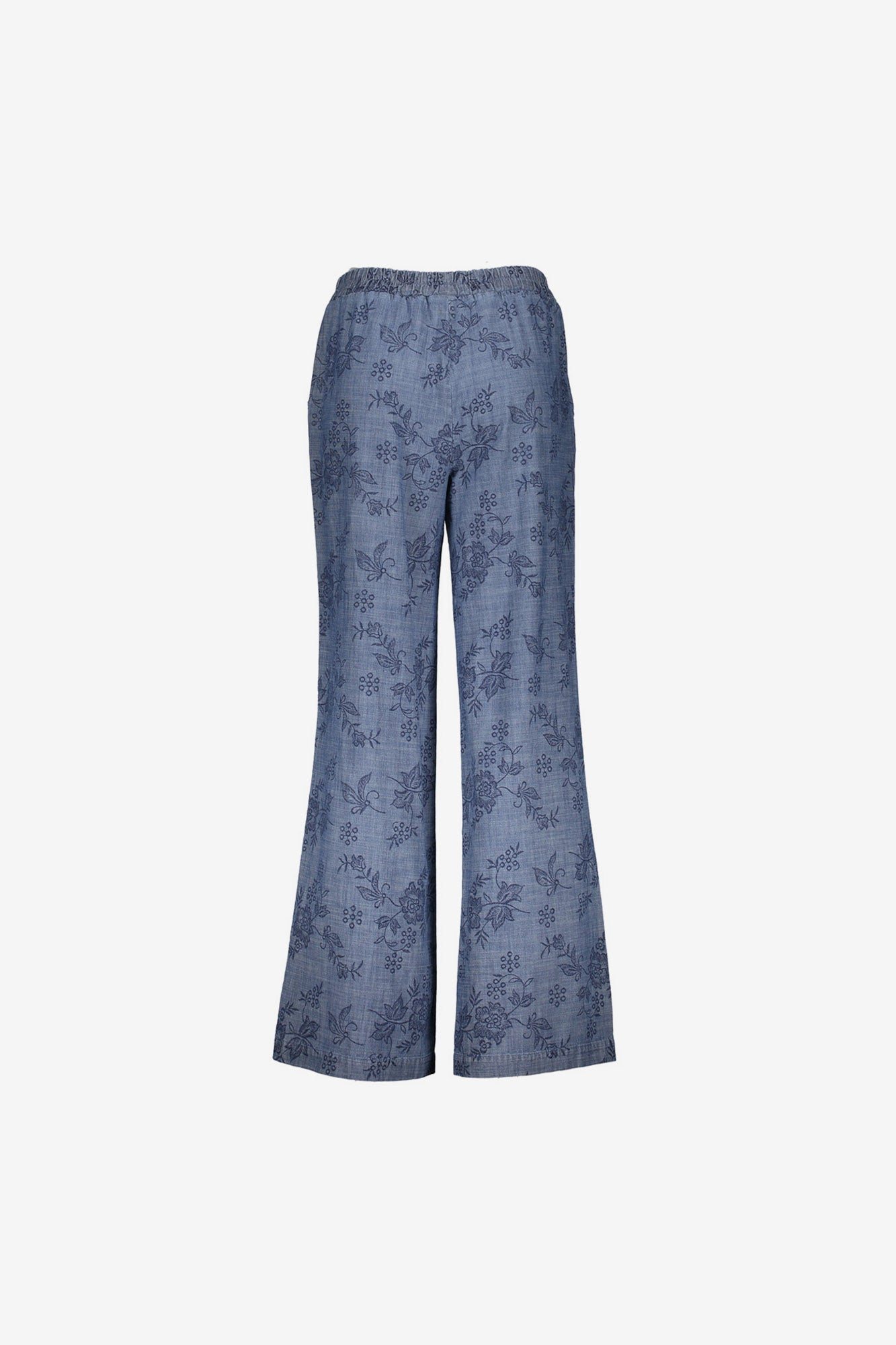 Geisha Chambray-Hose mit Blumenprint