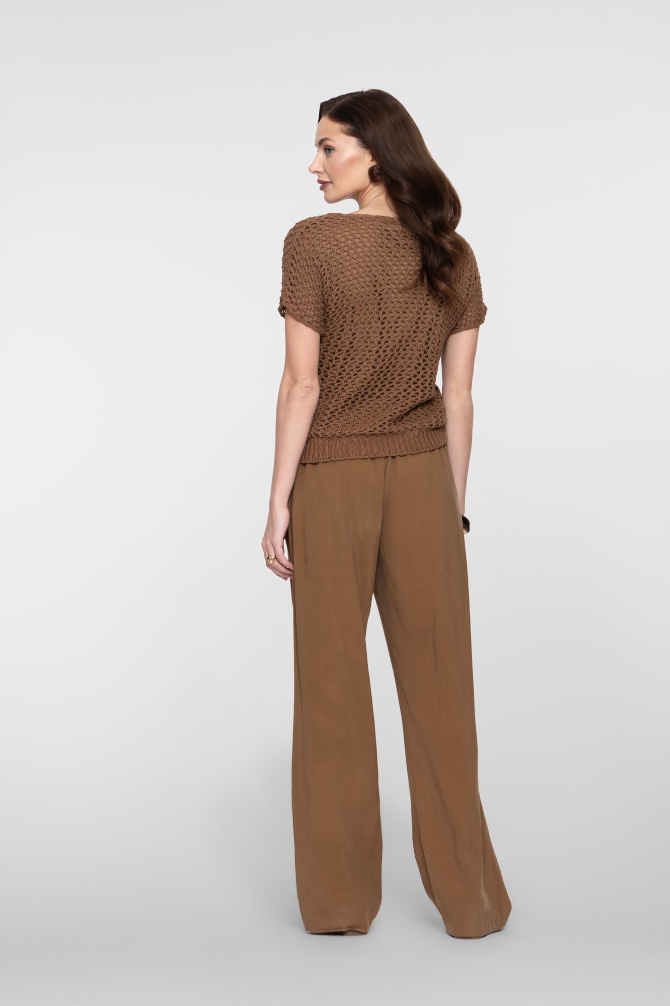 Geisha Hose mit geradem Bein