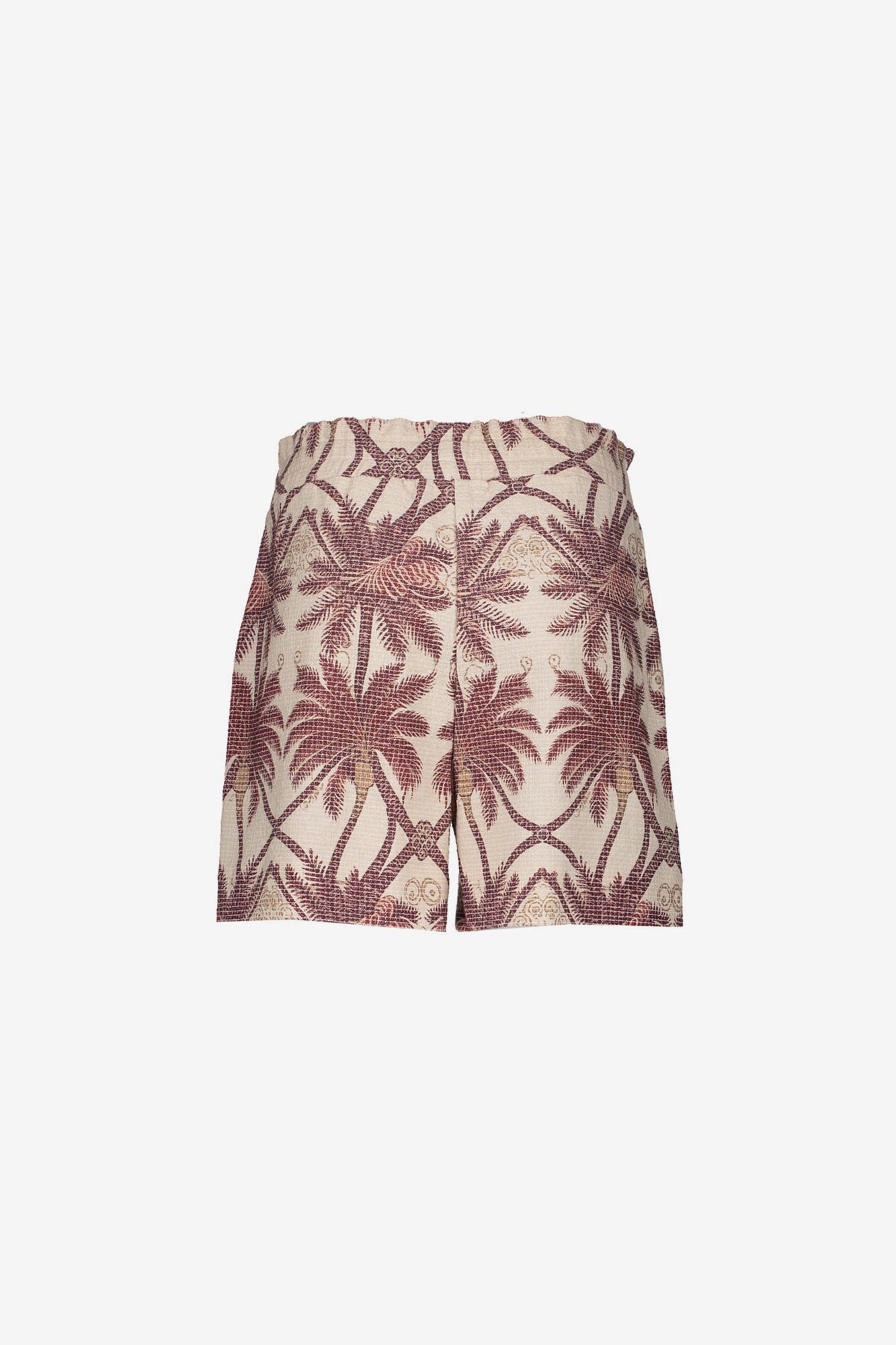 Geisha Paperbag-Shorts mit Palmenprint